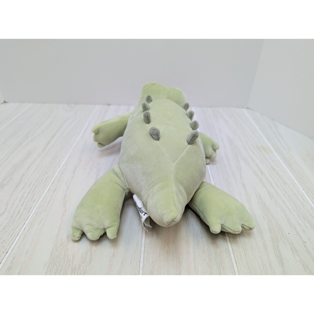 Pillowfort Alligator Baby Weighted Plush Throw Pillow Soft Green 16" Crocodile - Picture 6 of 7